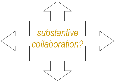 Quad Arrow Callout: substantive collaboration?
